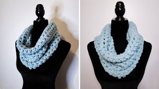 Crochet Fleece Cowl (Beginner Scarf Crochet Tutorial)