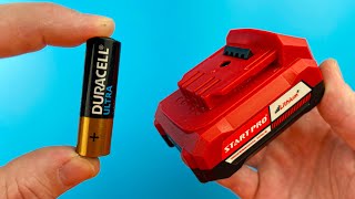 Put a 1.5 volt battery in the battery and enjoy! This man is a genius!