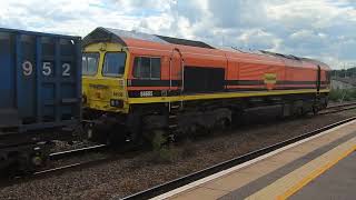 66605 Ferrybridge C power station to Northenden at Wakefield kirkgate 8/7/24.