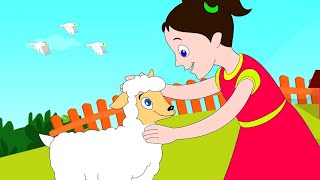 Mary Had A Little Lamb Nursery Rhyme With Lyrics - Cartoon Animation Rhymes & Songs for Children