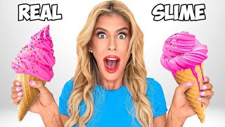 Slime Food Vs Real Food Challenge