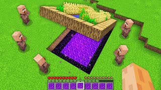 I look this SECRET UNDERGROUND NETHER PORTAL Base in My Minecraft World !!! Deepest Secret Portal !!