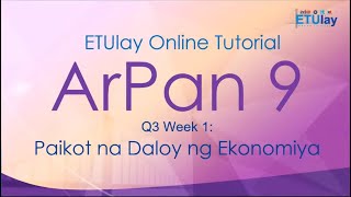 Paikot na Daloy ng Ekonomiya Part 1 || Grade 9 Araling Panlipunan || Quarter 3 Week 1