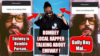 Bombey Local Artist Talking About Emiway & about collab With Emiway | Emiway Bantai | DG Empire