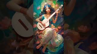 Goddess Saraswati Brought to Life by AI 🕉️🚩#shorts #viral #shortvideo