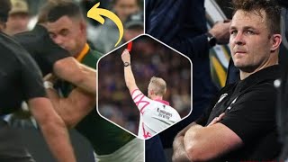 Sam Cane red card, Sam Cane Tackle on Jesse Kriell, New Zealand red card vs Springboks