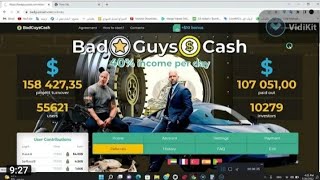 شر ح موقع الاستثمار مع اثبات السحب  https://badguyscash.com/cabinet