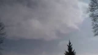 Tuesday February 20 2018 Time Lapse Sky Clouds Connecticut Filmed South Mild Day