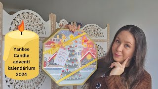 Yankee Candle adventi kalendárium 2024 - Gyertyás adventi kalendárium unboxing magyar