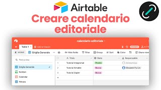 Tutorial Come creare un calendario editoriale con Airtable