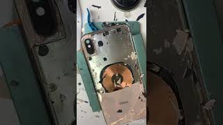 How to iPhone Xs max back glass replacement repair #mobileshop #asmr #service #iphone