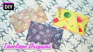 CARA MEMBUAT AMPLOP DARI KERTAS | AMPLOP LEBARAN | AMPLOP ORIGAMI | ENVELOPE ORIGAMI