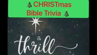 CHRISTmas Bible Trivia 🎄 (Part 2/2)