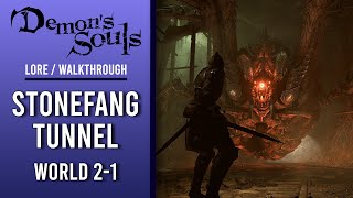 Demon's Souls Lore WALKTHROUGH - Stonefang Tunnel & Armor Spider Boss