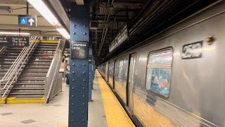 NYC Subway: R211T & R68 (C) (D) Trains @ 59th Street-Columbus Circle