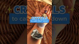 crystals to calm the f down 😮‍💨 #crystals #spirituality #shorts