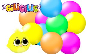 Giligilis Surprise Bubbles About Shapes, Numbers, and Colors | Alphabetical Melody | ABC Song