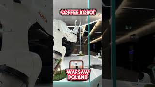 Coffee Robot In POLAND?!😳🇵🇱 #poland #warsaw #shorts