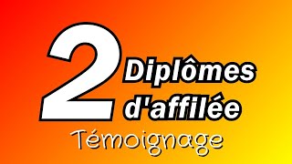 2 Diplômes obtenus par la VAE (à écouter jusqu'au bout)