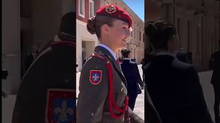 Princess Leonor Is So Stunning In Military Uniform #royalsfamily #spanishroyalfamily #shorts