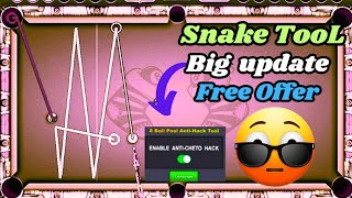 Snake aim tool for 8 ball pool free 🤑 big update 🤩 8 ball pool id detected solution 😍