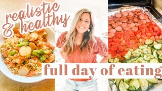 REALISTIC & HEALTHY FULL DAY OF EATING! WHAT I EAT IN A DAY!