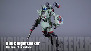 PBandai HGUC GM Nightseeker Gundam 4K⎜#Gunpla⎜Finished Build⎜HG 1/144⎜2021