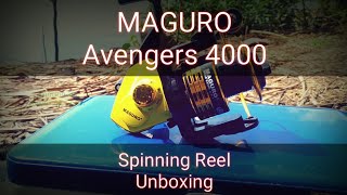 Reel Murah Bagus MAGURO Avengers 4000 Spinning Reel Unboxing