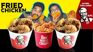 NEW YEAR SPECIAL KFC BIG BUCKET EATING CHALLENGE | KFC Fried Chicken Eating Competition