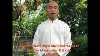 Selamat Hari Raya Idul Fitri 1443 H. Mohon Maaf Lahir dan Batin #idulfitri #hariraya #maaflahirbatin