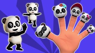 Panda палец семьи | 3D детские песни | Panda Finger Family | Rhymes For Preschool | Baby Bao Panda