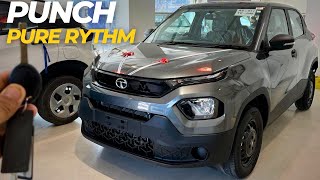 2024 Tata PUNCH PURE + RYTHM 😍 Full Detailed Review | Best Variant to Buy 🤔