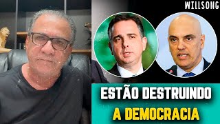 Silas Malafaia detona decisão de Moraes de suspender X no Brasil e Pacheco sendo conivente com isso?