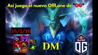 El nuevo Offlane de OG "DM" Se encuentra con el posicion 4 de su nuevo equipo OG.Taiga y pasa esto!