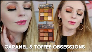 NEW Huda Beauty Brown Obsessions (Caramel & Toffee) Demo and Review 2021. Music2makeup