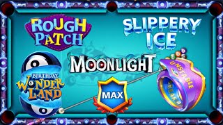 8 Ball Pool - WONDERLAND TABLES | UNSTABLE BREKSHOT | ROUGH PATCH | SLIPPERY ICE & MOON LIGHT💜