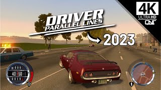 Driver Parallel Lines | Free Roam Gameplay in 2023 (No Commentary) [4K 60FPS]