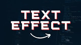 Create a text effect using HTML, CSS and Bootstrap 5