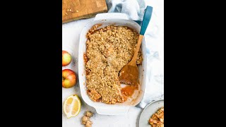 Amazing Apple Crumble #shorts