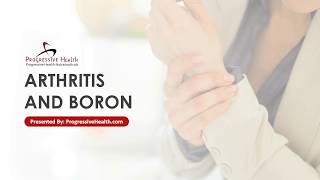 Arthritis and Boron