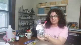 Using Glass Paint Markers To Decorate Glassware