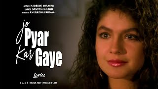 Jo Pyar Kar Gaye Wo Log - Junoon(1993), Kumar Sanu - arunkumarphulwaria