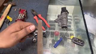 Skoda Volkswagen #steering #lock #repairing or #operation #process￼