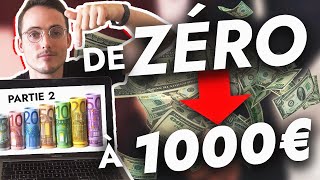 CHALLENGE : DE 0 À 1000€ SUR INTERNET EN PARTANT DE RIEN (PARTIE 2)