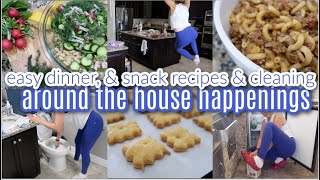 Productive Around The House Happenings! easy dinner, snack recipes, sharing food and life! cleaning