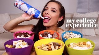 ICE CREAM SUNDAE MUKBANG