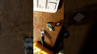 First motor test of freshly solderd Tinier2040bot