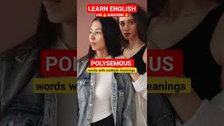 Polysemous Words: WATCH #learnenglish #english #polysemous