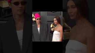 Justin Bieber & Hailey Bieber Grand Entry At Grammys2022 || #shorts #grammy2022 #justinbieber