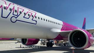 Budapest to Nice operated by WIZZ AIR